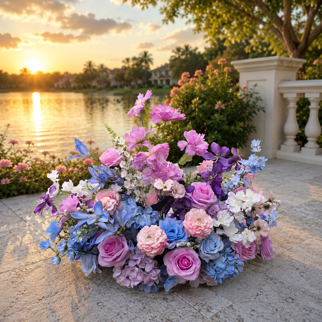 #C0160 - Spring Flowers Ball 26in, $63.00 Spring Flowers Ball 26in