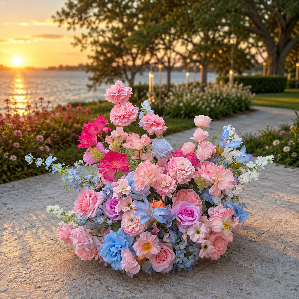 #C0159 - Spring Flowers Ball 26in, $63.00 Spring Flowers Ball 26in