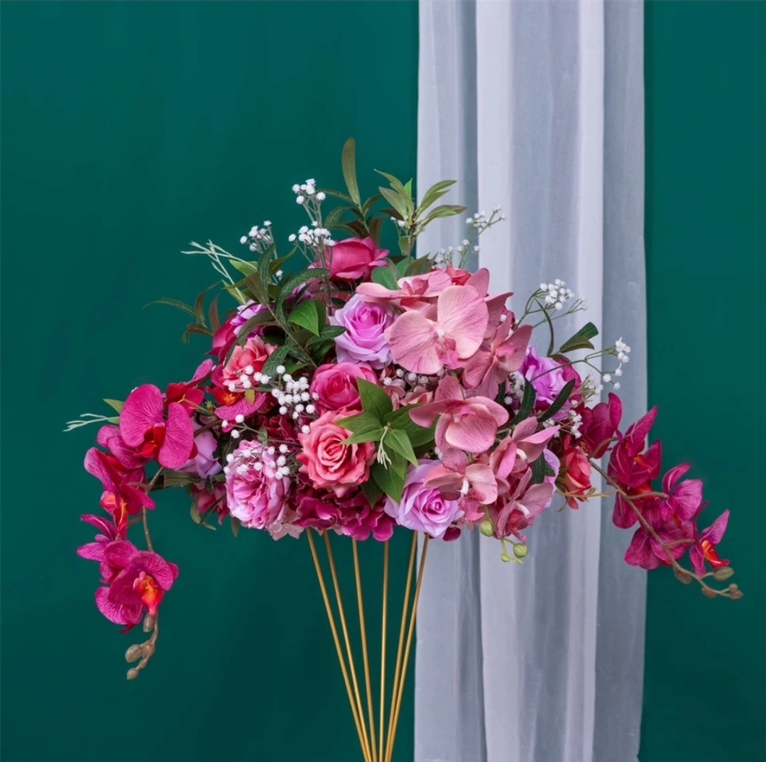 #C0039 - Purple Pink Rose Orchid Flower Ball 1.5 ft, $45.00 Purple Pink Rose Orchid Flower Ball 1.5 ft