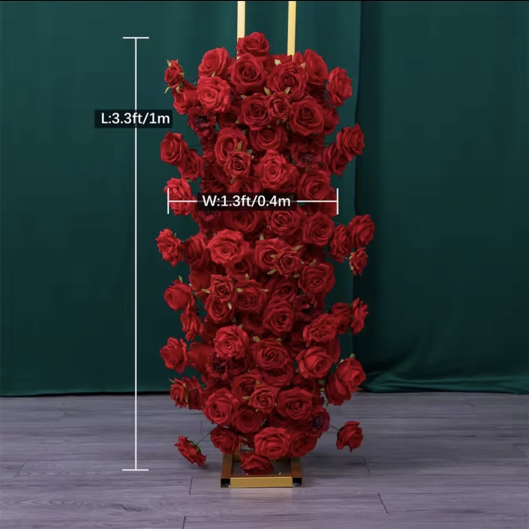 #C0075 - Red Rose Runner 3.2 ft, $45.00 Red Rose Runner 3.2 ft