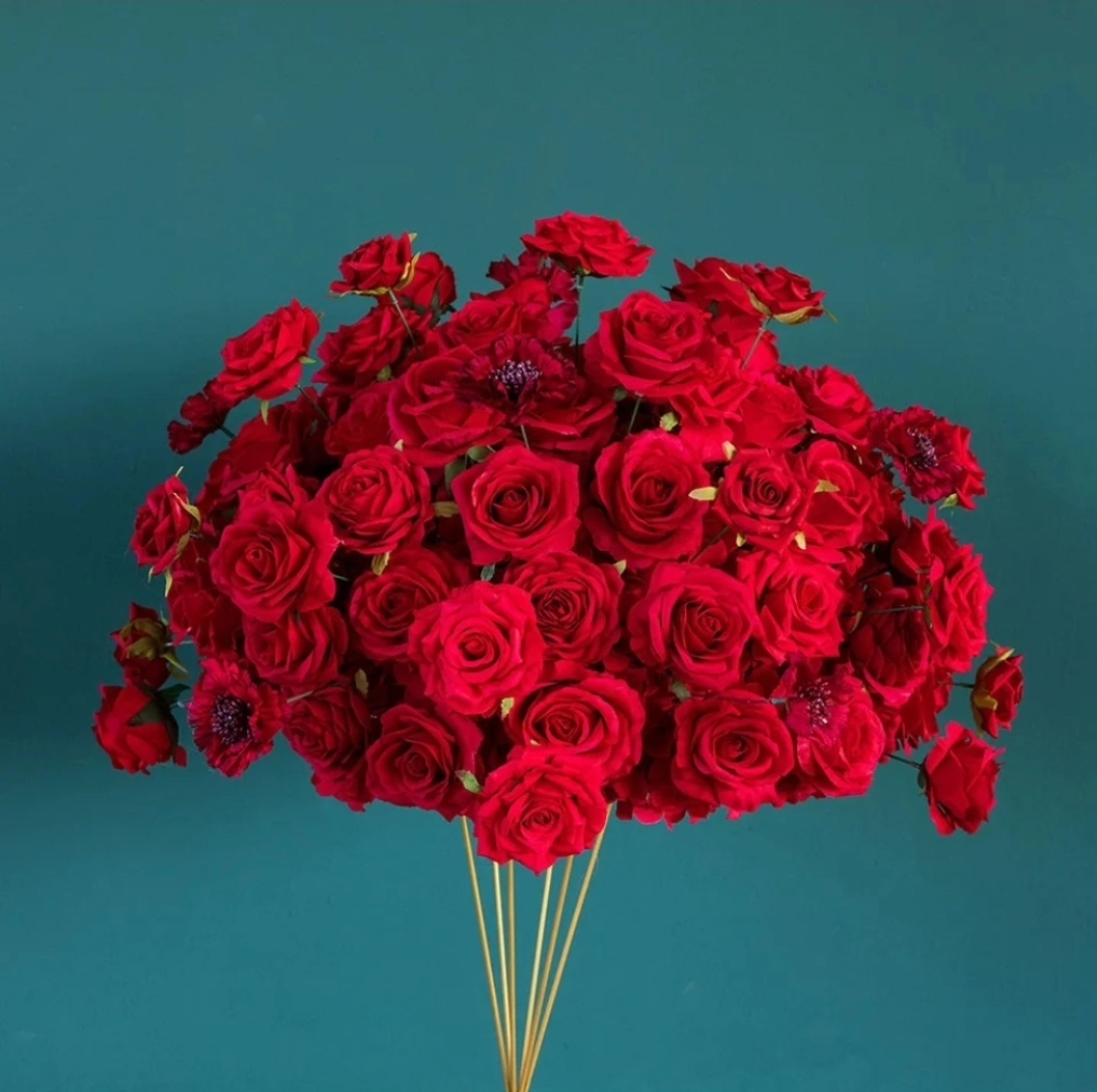 #C0023 - Luxury Red Rose Flower Ball 2.2 ft, $65.00 Luxury Red Rose Flower Ball 2.2 ft