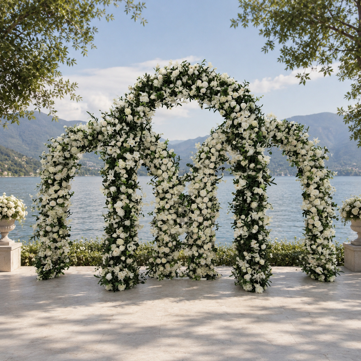 #B0050 - Triple Greenery Arch, $750.00 Triple Greenery Arch