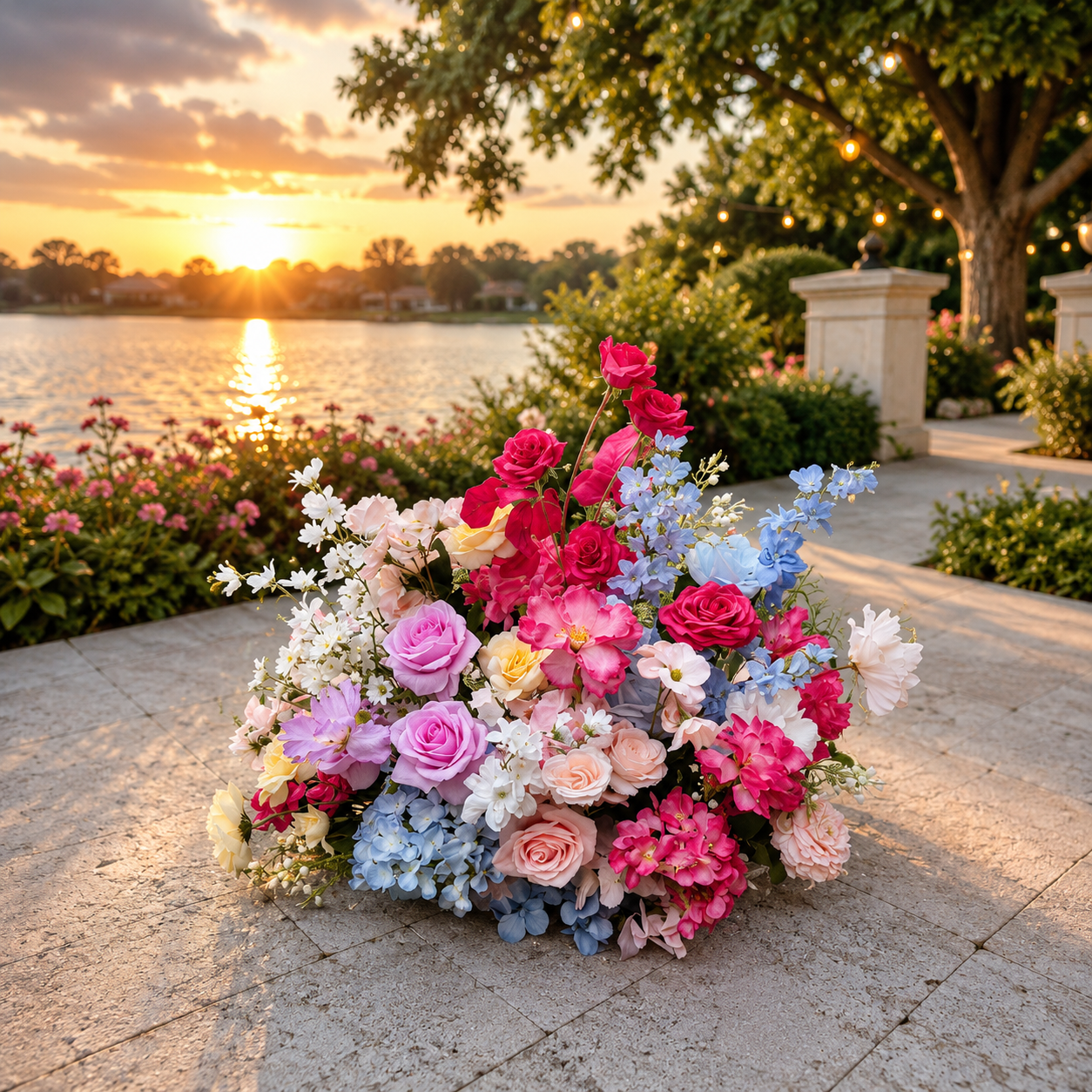 #C0055 - Spring Flowers Ball 26in, $63.00 Spring Flowers Ball 26in